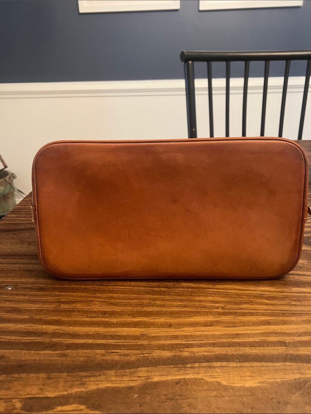 Louis Vuitton Monogram Alma Satchel - Brown/Gold Trim - Picture 6 of 14